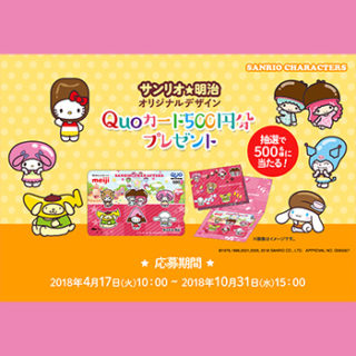 明治 meiji サンリオ オープン懸賞キャンペーン2018