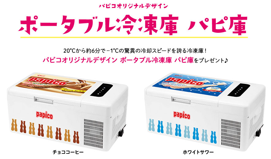 パピコ懸賞当選品 パピ庫 ポータブル冷凍庫 - novius-it.hu